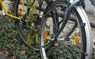 Vergessene Fahrräder in der Emser Straße
