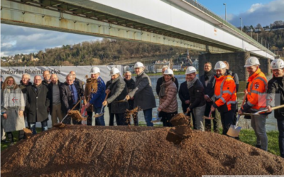 Startschuss für den Neubau der Pfaffendorfer Brücke gefallen: Koblenzer Jahrhundertbauwerk mit Spatenstick eingeleitet