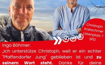 Ich unterstütze Christoph Kretschmer…