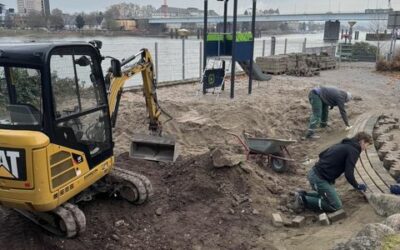 Neue Schaukel auf dem Spielplatz am Jahnplatz